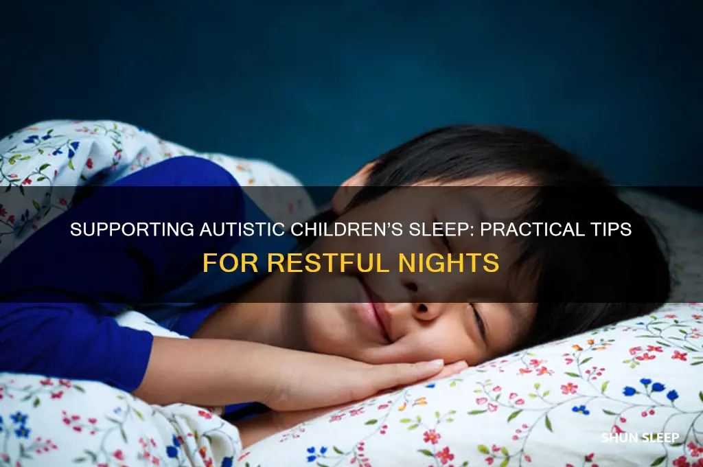how can i help my autistic child sleep