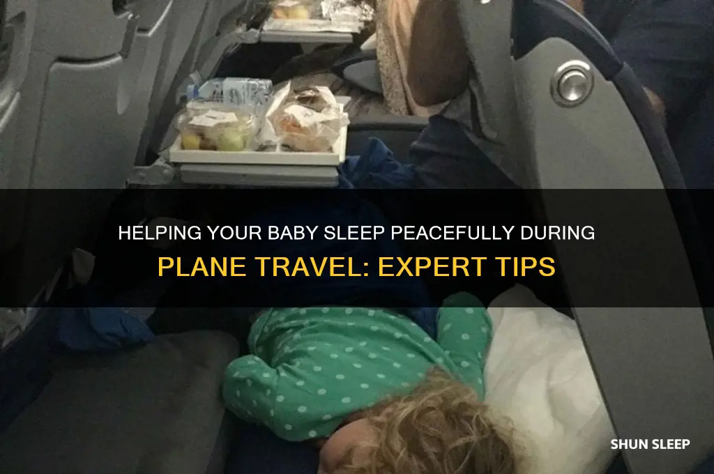 how can i help my baby sleep on a plane