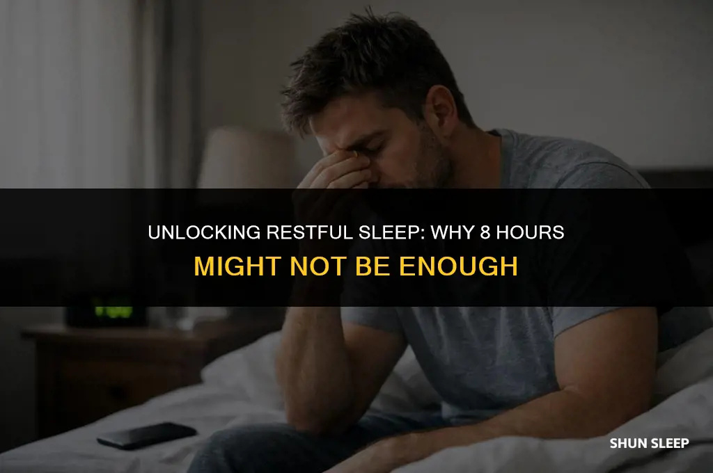 how can i sleep 8 hours and still be tired