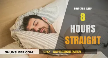 Unlocking Restful Slumber: Tips for Sleeping 8 Hours Straight