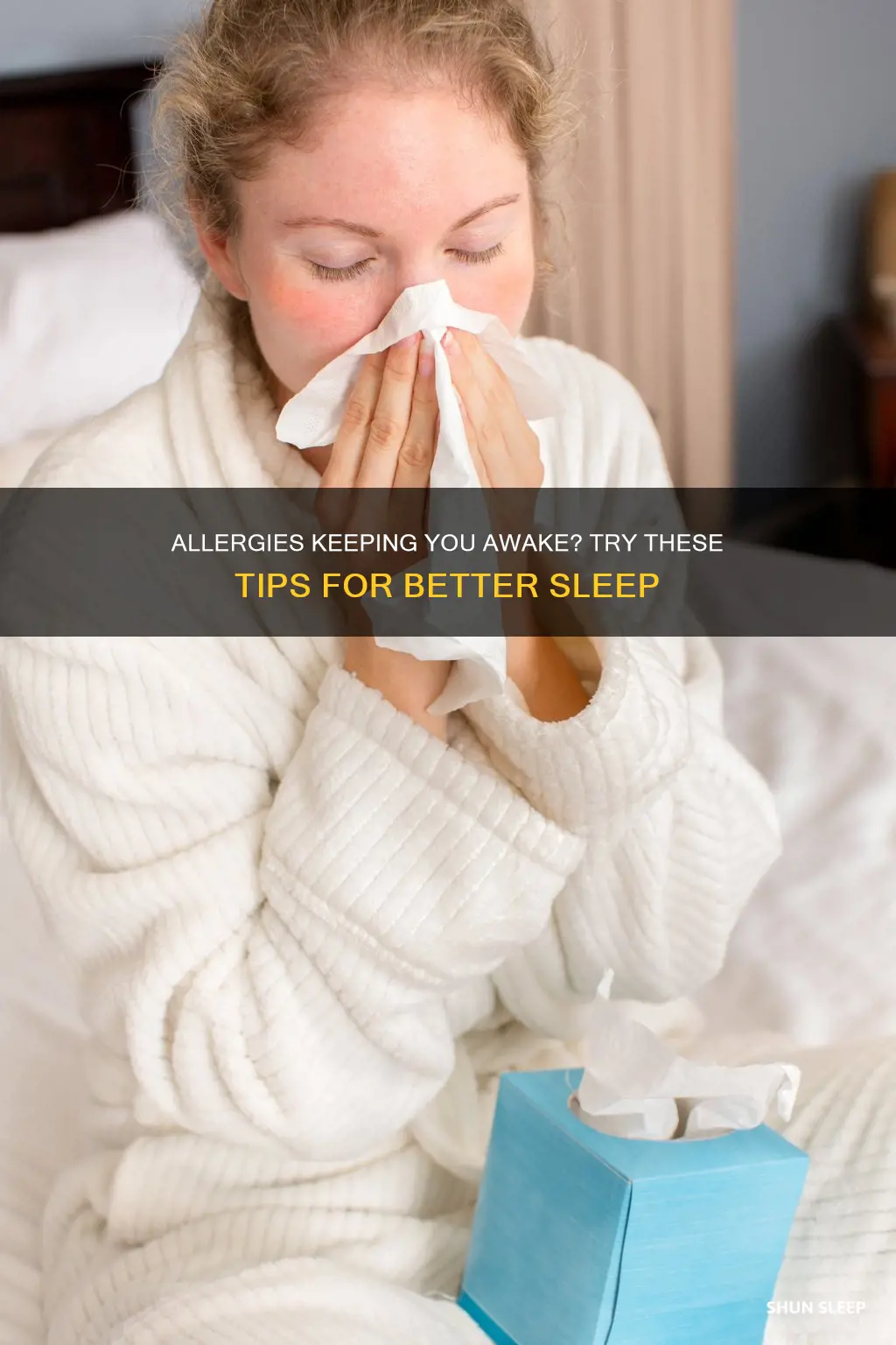 how can i sleep better with allergies