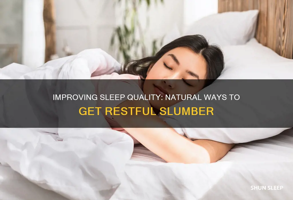 how can i sleep better without medication