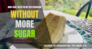 Buttercream Bliss: Sleep Without Sugar Spikes