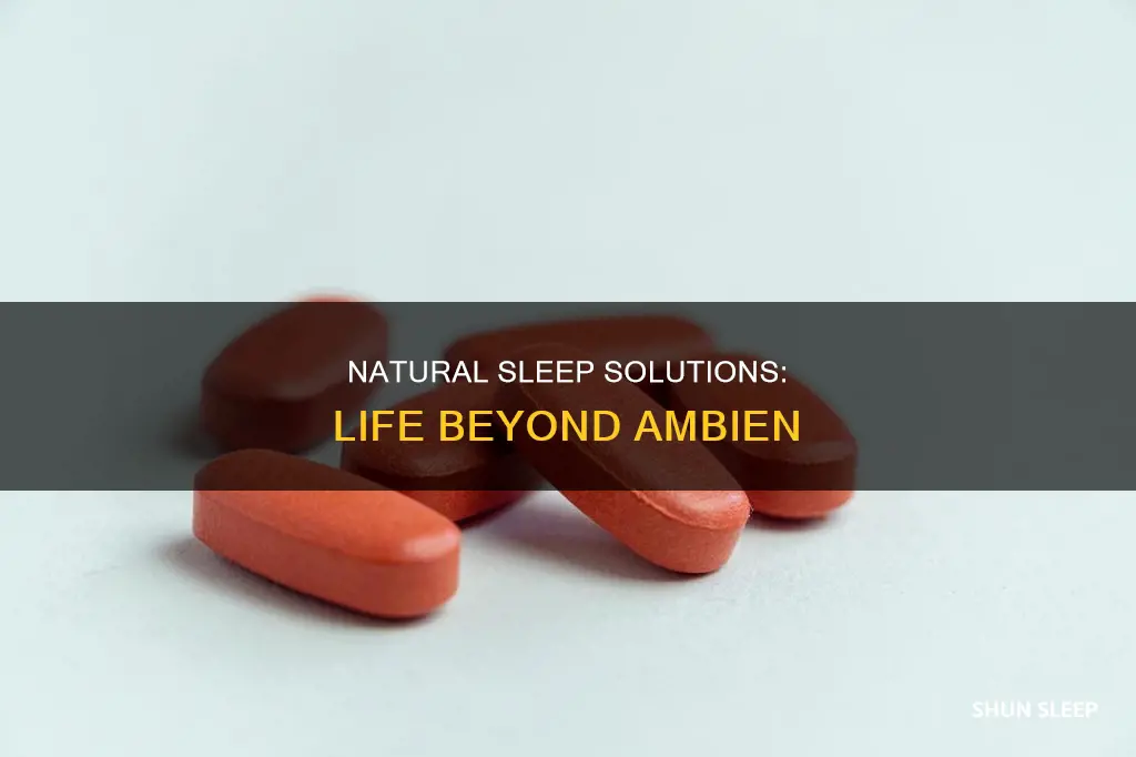 how can i sleep without ambien