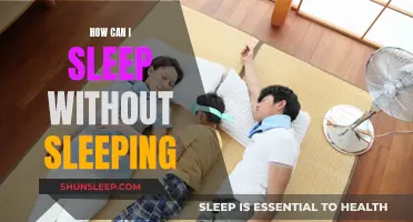 Engaging in Activities to Sleep Without Actually Sleeping