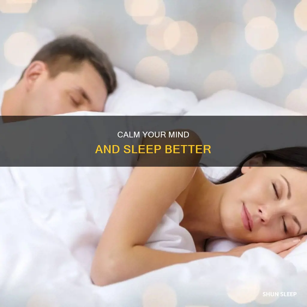 how can i sleep without thinking
