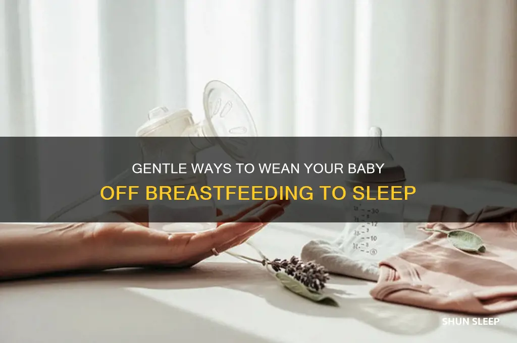 how can i stop breastfeeding my baby to sleep