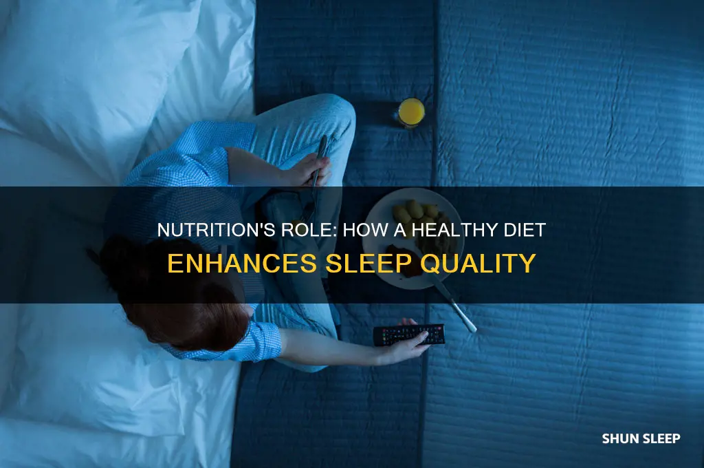 how can keeping a heathy diet help with sleep