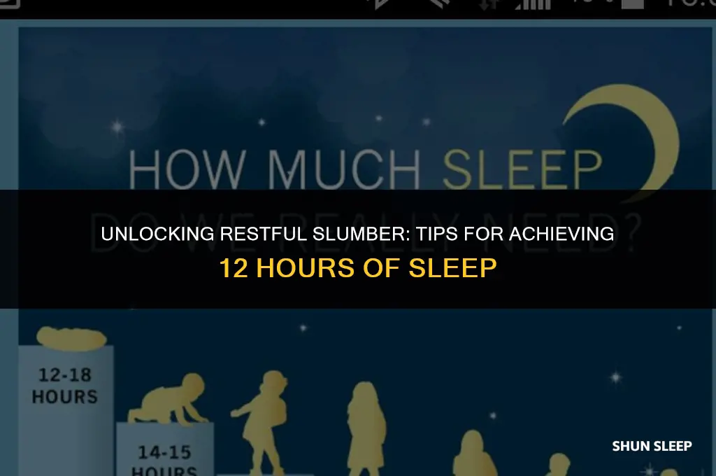 how can may body sleep for 12 hours