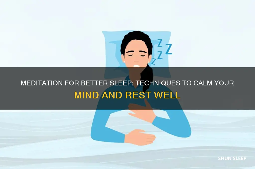 how can meditation help sleep