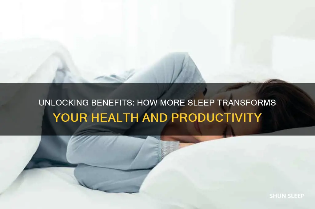 how can more sleep help you