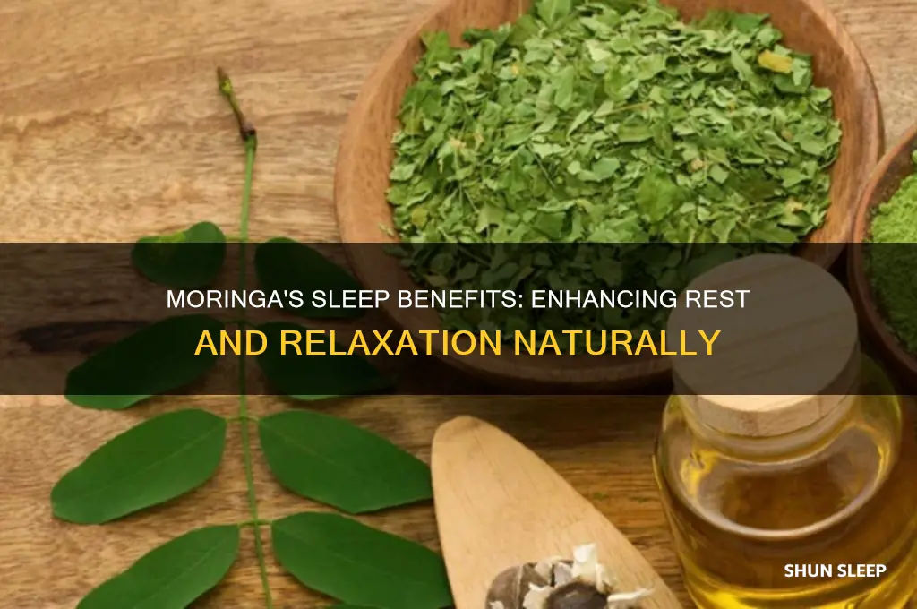 how can moringa help you sleep