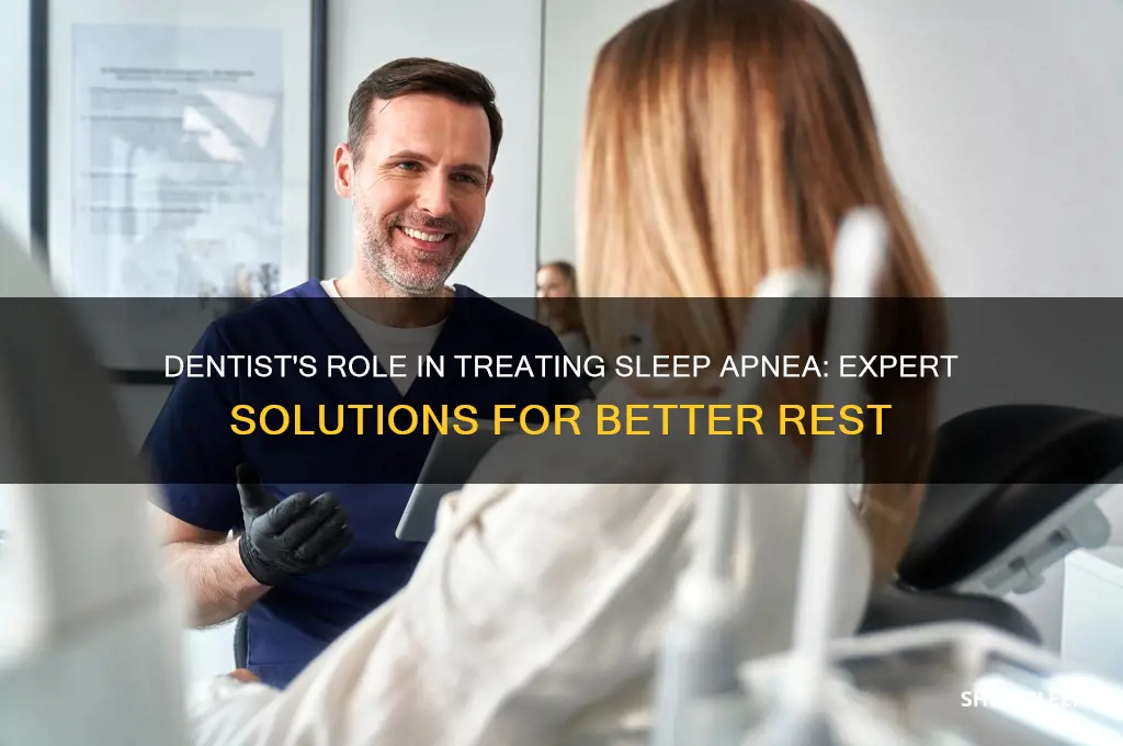 how can my dentist help with sleep apnea