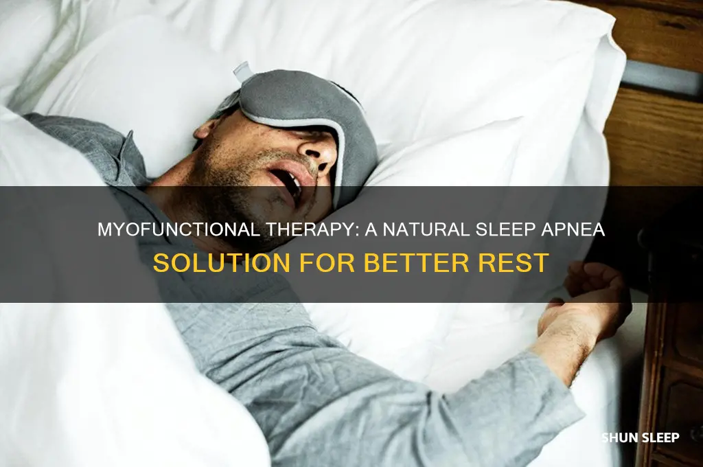 how can myofunctional therapy help sleep apnea