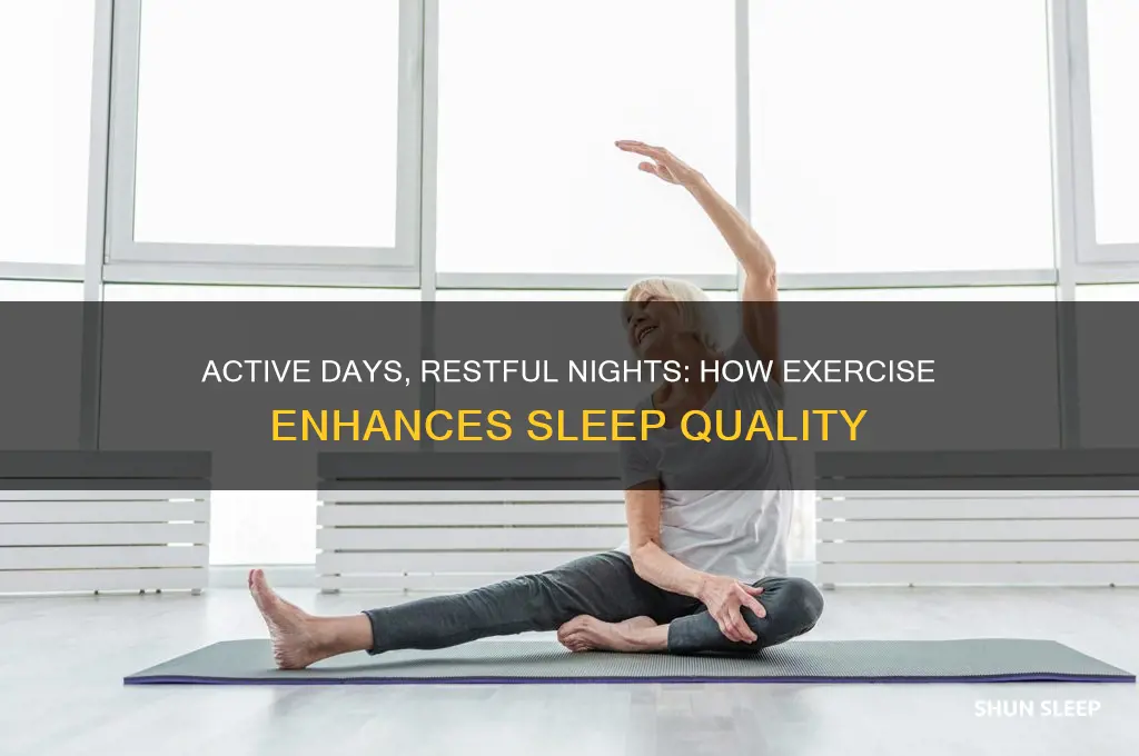 how can participation in physical activity help with sleeping