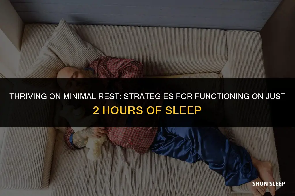 how can people functionon 2 hours of sleep