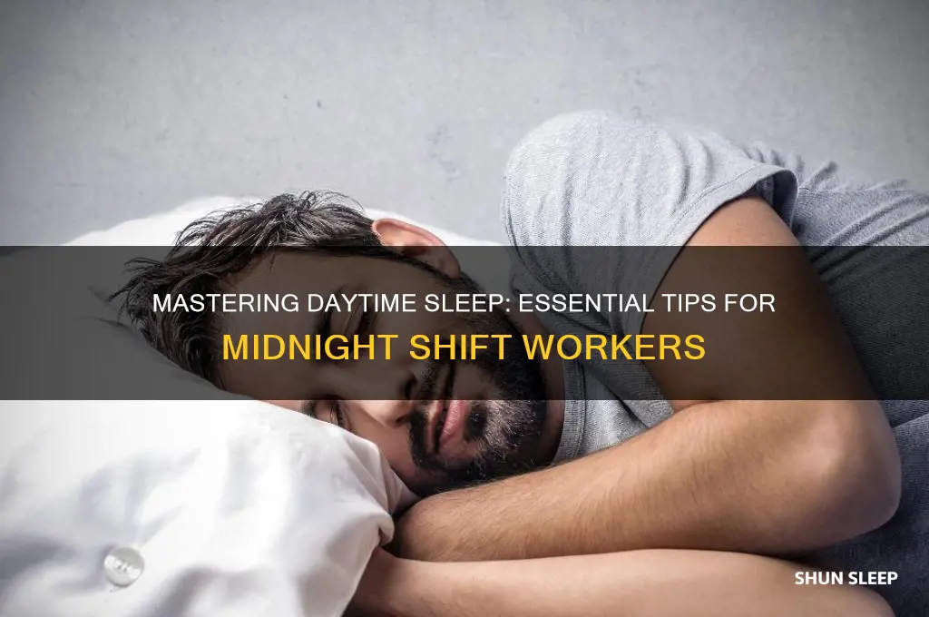 how can people that work midnights get good sleep