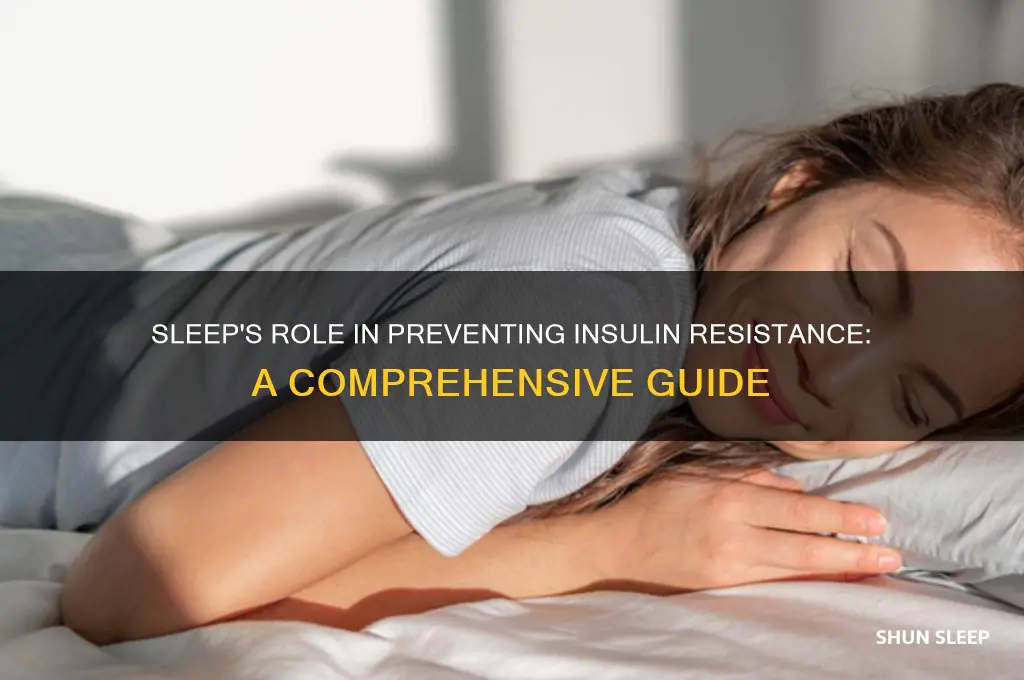 how can sleep help prevent insulin resistance