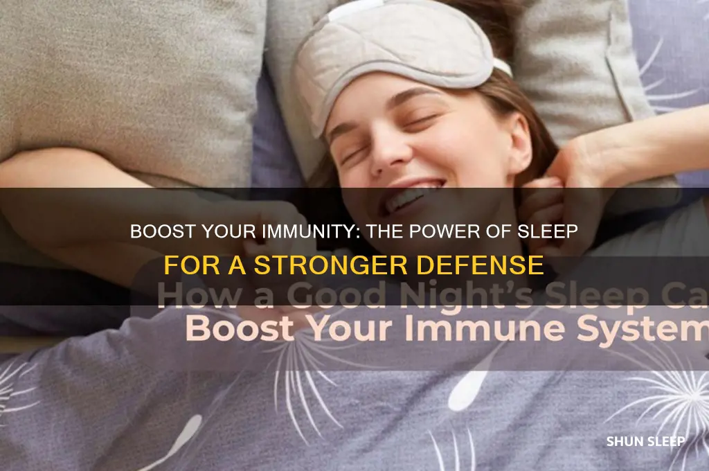 how can sleep help with immune system