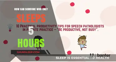 Maximizing Productivity: Thriving on Just 5 Hours of Sleep