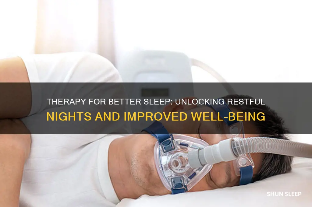 how can therapy help with sleep