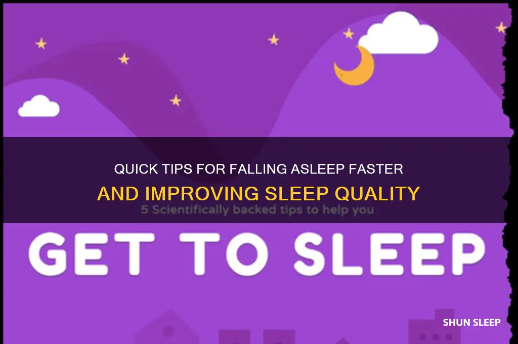 how can u get to sleep faster