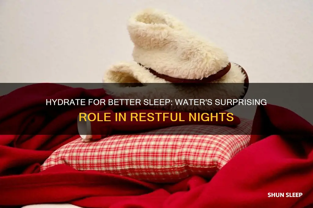 how can water help you sleep