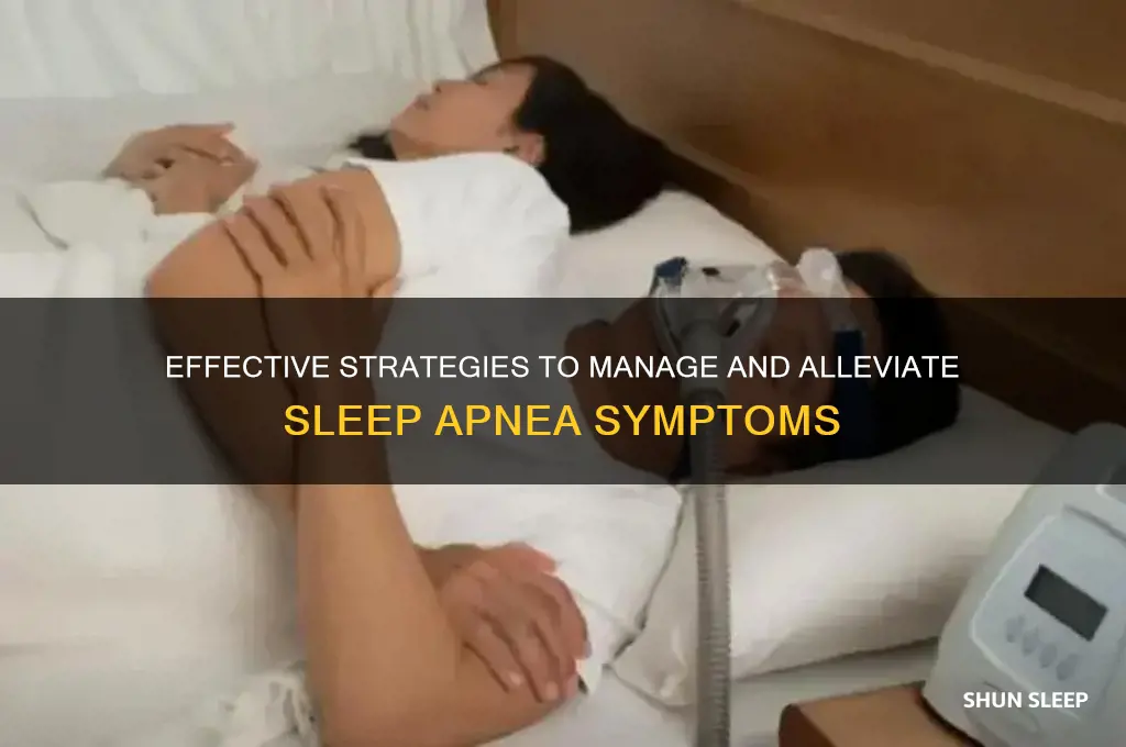 how can you help sleep apnea