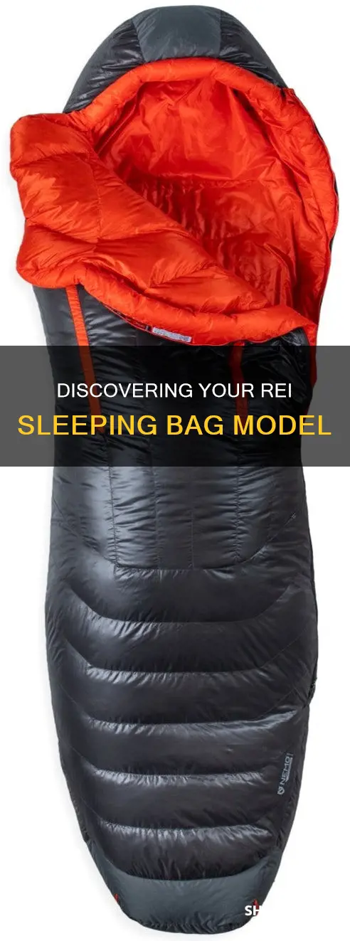 how can you tell model of rei sleeping bag