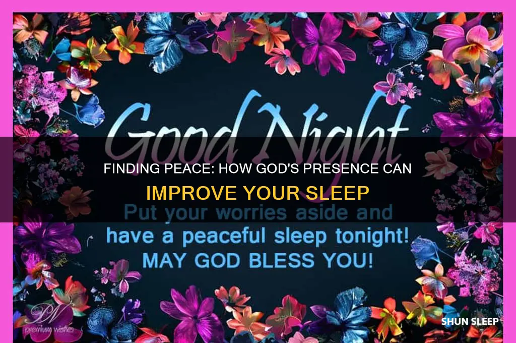 how cangod help me sleep