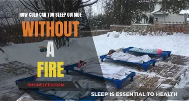 Surviving Cold Nights: Sleeping Outside Without a Fire