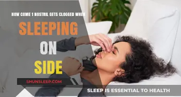 Why One Nostril Clogs When Sleeping on Your Side: Explained
