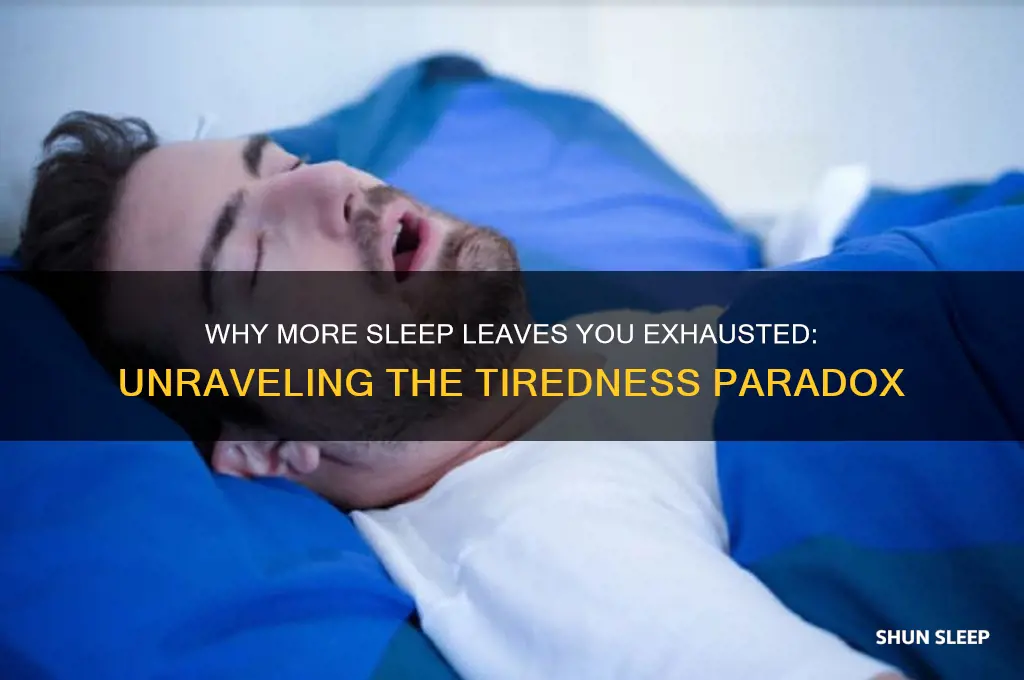 how come when i get more sleep i