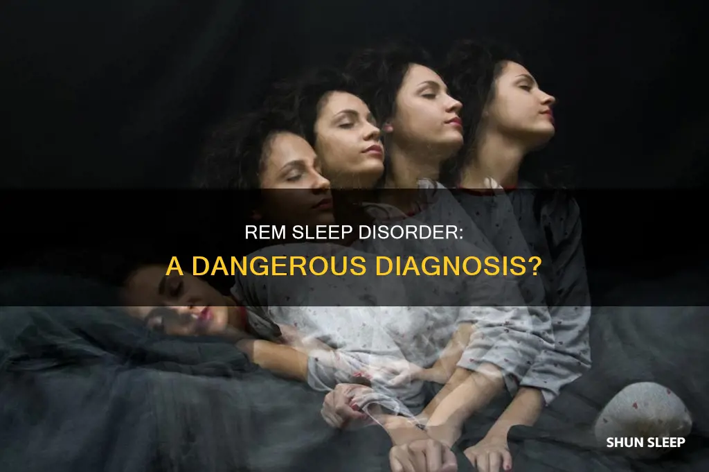 how dangerous is a diagnosis of rem sleep disorder