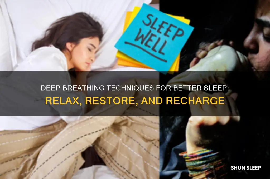 how deep breathing helps with sleep
