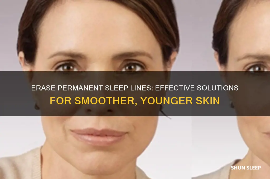 how di you get rid of permanent sleep lines