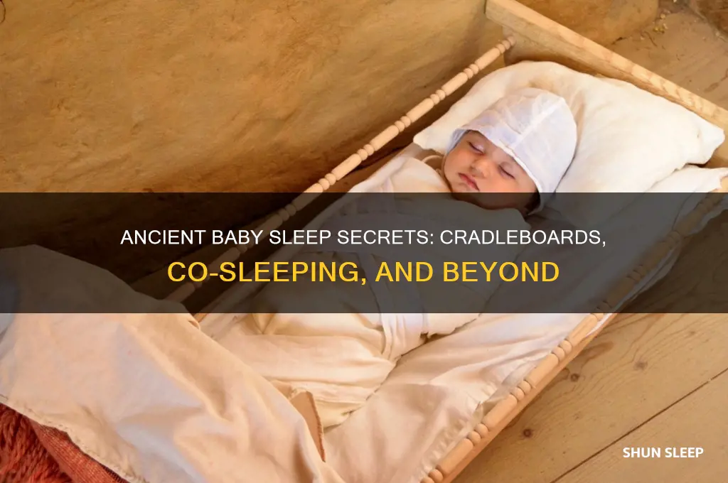 how did babies sleep in ancient times