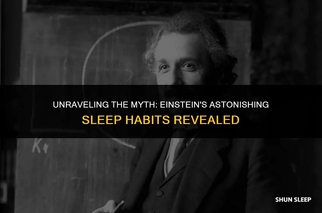 how did einstein only sleep 3 hours a year