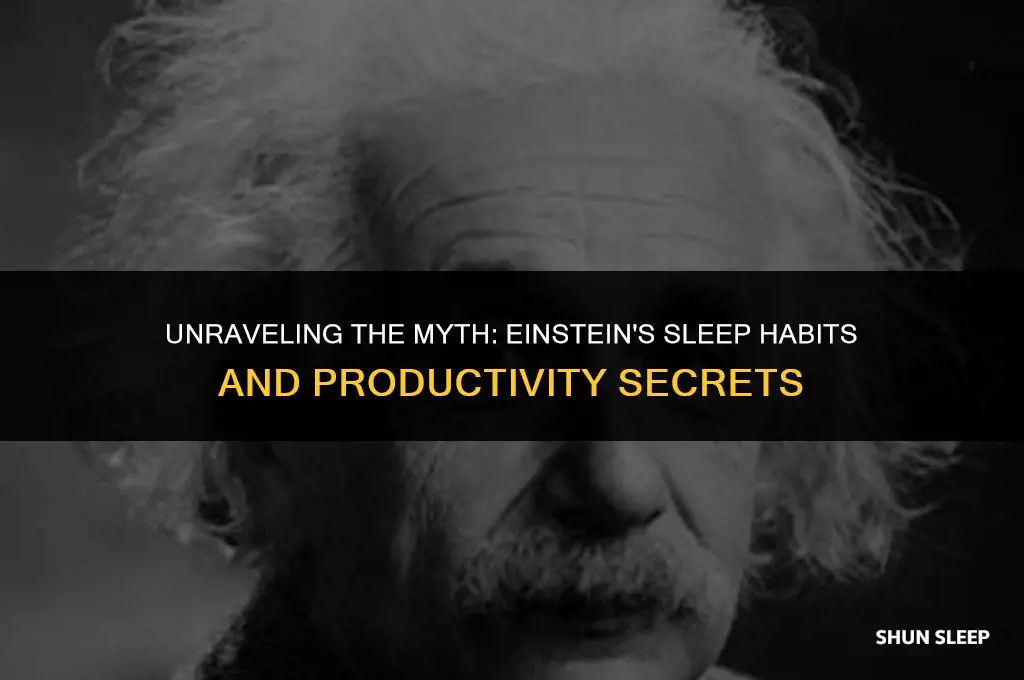 how did einstein sleep 3 hours a year