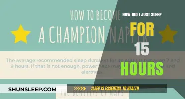 Unraveling the Mystery: Why I Slept for 15 Hours Straight