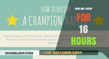 Unraveling the Mystery: How I Slept for 16 Hours Straight