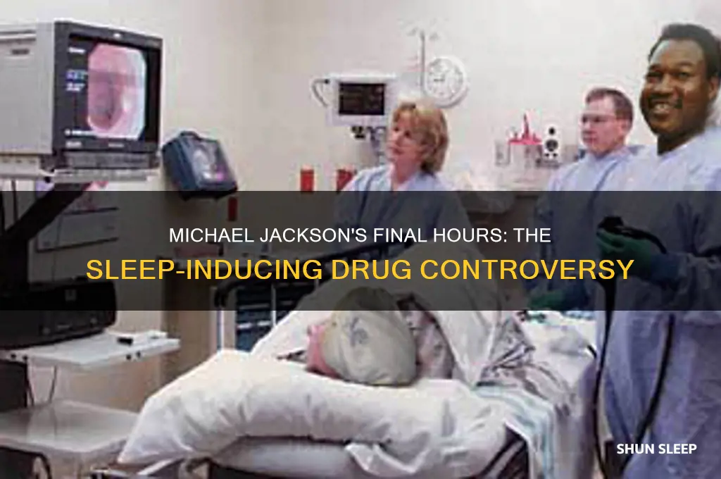 how did michael jackson get put to sleep
