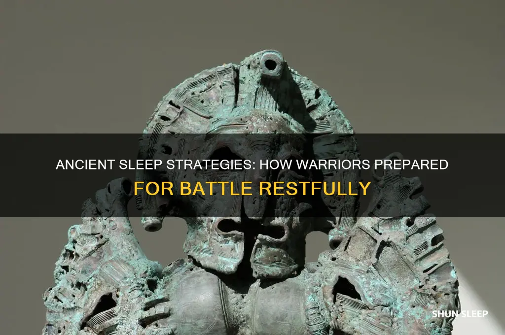 how did people get to sleep before battle