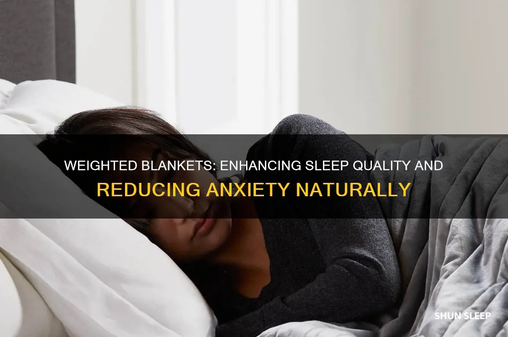 how dies a weighted blanket help you sleep