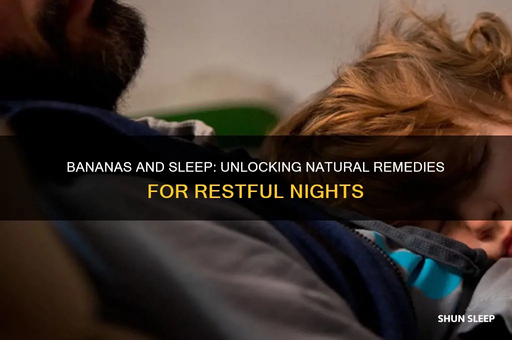 how do bananas help you sleep