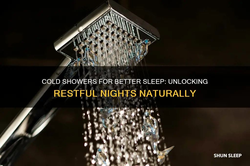 how do cold showers help with sleep