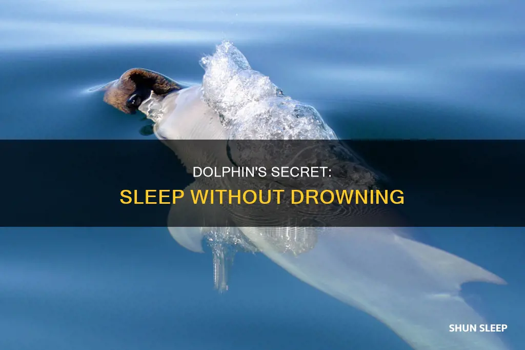 how do dolphins sleep without drowning
