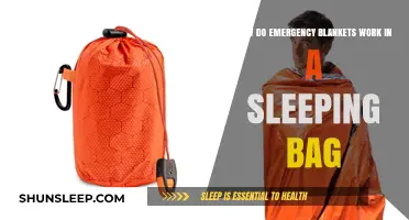 Stay Warm: Emergency Blankets in Sleeping Bags