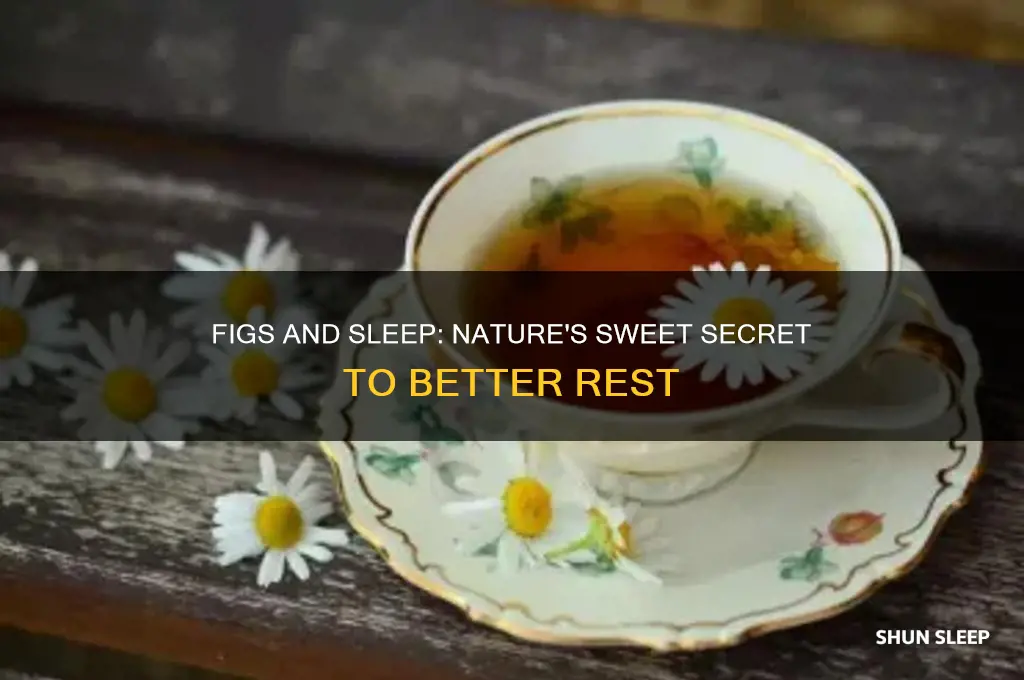 how do figs help you sleep