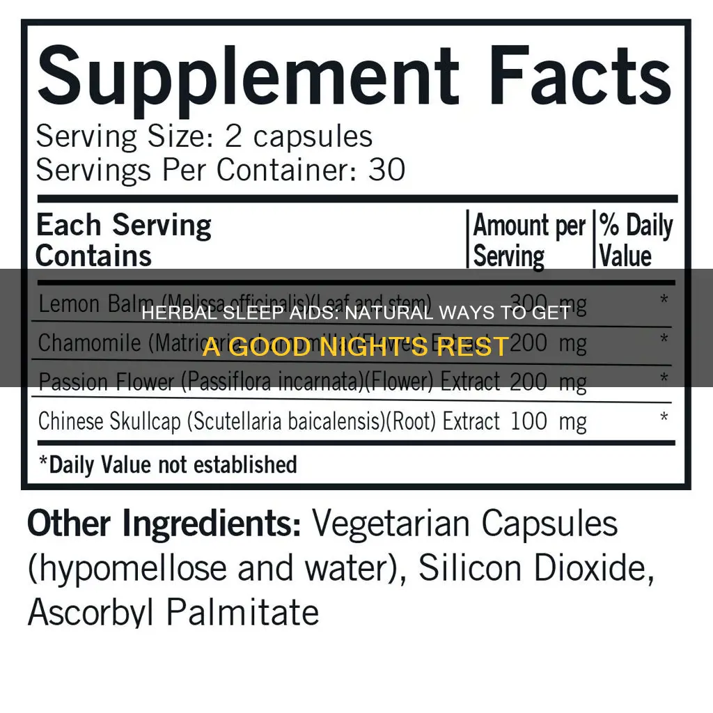 how do herbal sleep aids work